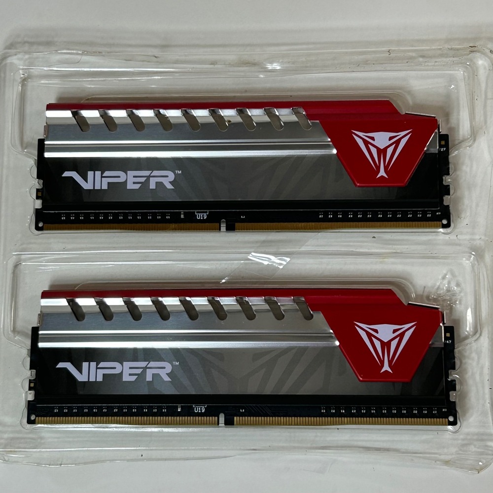 Patriot Viper Elite 8GB 2x4GB DDR4 2800MHz PC4-22400 CL16 RAM PVE48G280C6KRD Red